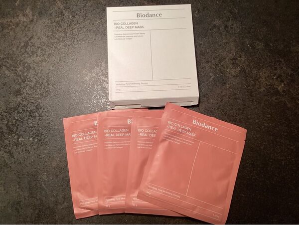 Biodance BIO COLLAGEN -REAL DEEP MASK 4枚セット バイオダンス シートマスク新品 4枚