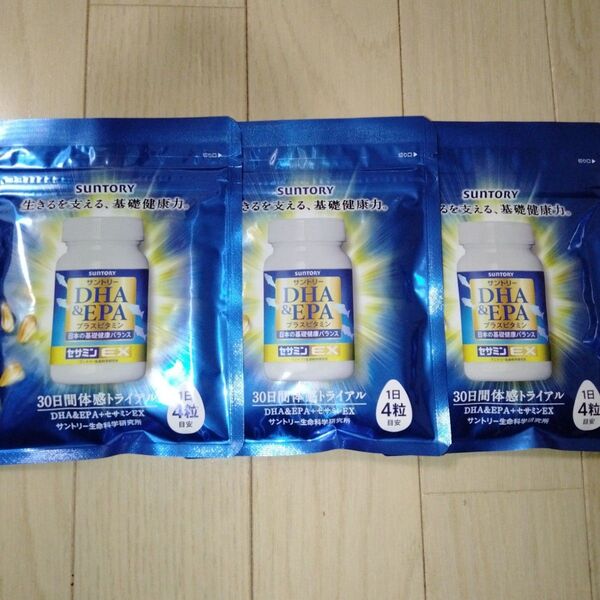 サントリー DHA&EPA+セサミンEX 120粒 3袋