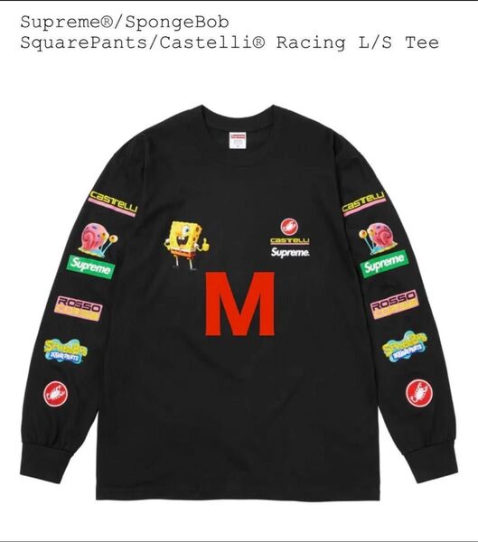 Supreme SpongeBob SquarePants Castelli Racing L/S Tee M SIZE