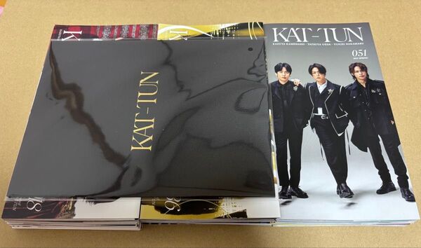 KAT-TUN FC ファンクラブ 会報51号 記念品フォトセット+会報No.1~50号(37.38号抜けあり)