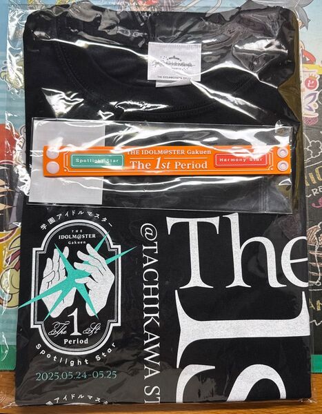 学マス 1st 公式Tシャツ ブラックL ラバーバンド