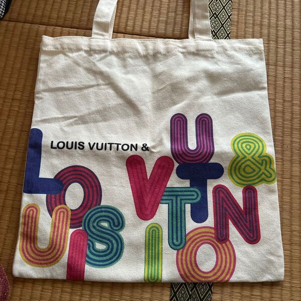 LOUIS VUITTON ルイヴィトン ノベルティ トートバッグ マルチカラー
