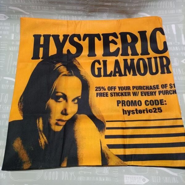 【18日限定値下げ中】クッションカバー 45×45cm HYSTERIC GLAMOUR カバー カヴァー クッション ,,,,