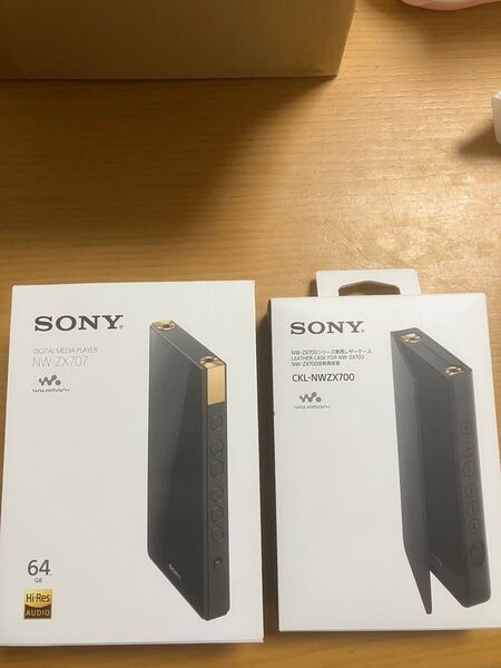 美品 SONY ソニー ウォークマン NW-ZX707 純正ケース、フィルム付