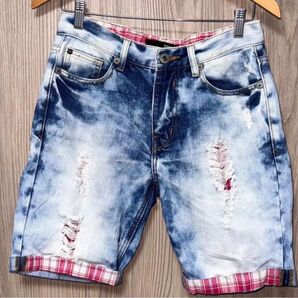 【Mサイズ】【値下げ不可】メンズ レディース デニムジーンズ パンツ ハーフパンツ ショートパンツ
