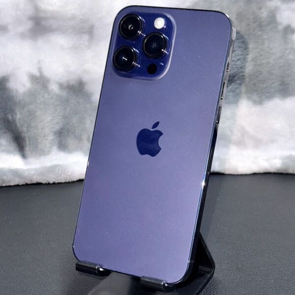 【新品交換済み品】【バッテリー100%】【値下げ不可】iPhone 14 Pro Max 256GB ディープパープル