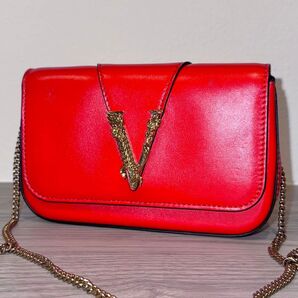 【説明欄必読】【即購入OK】【値下げ不可】ヴェルサーチ Versace バッグ カバン ショルダーバッグ レッド