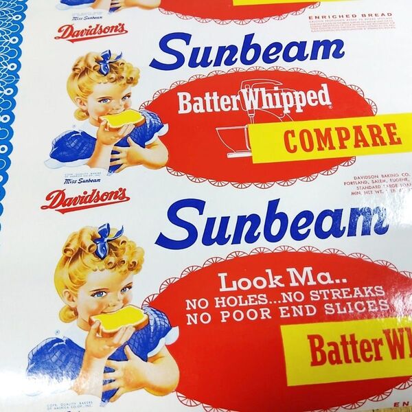 サンビーム SUNBEAM ビンテージ ワックスペーパー ジャンクジャーナル 海外 レトロ 紙モノ レア おすそ分けファイル