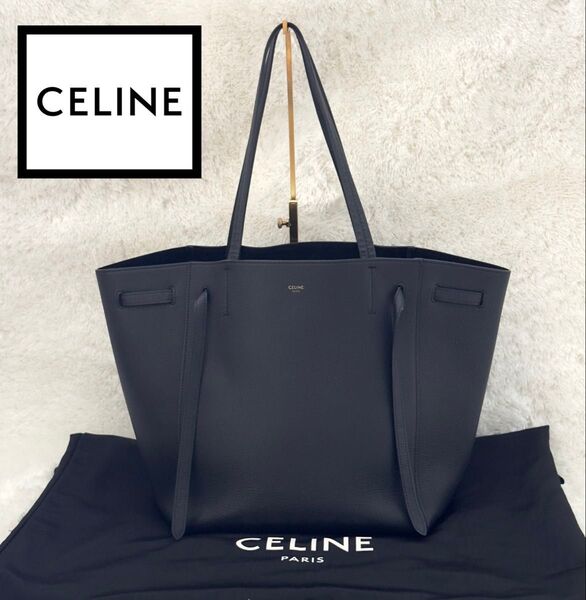 ☆極美品☆CELINE セリーヌ カバ ファントム スモール バッグ トートバッグ レザー 肩掛け 保存袋付き