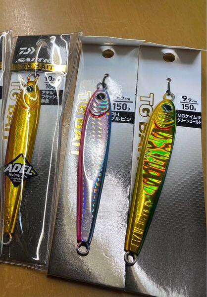 ダイワ TGベイト180g 3本 新品未使用 ソルティガ TGベイト ダイワ DAIWA タングステン タングステンジグ