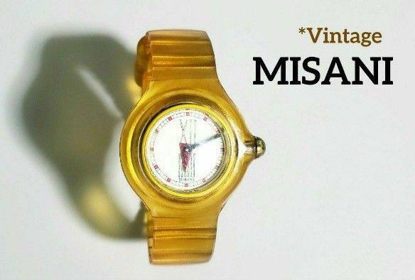 ◆ヴィンテージ MISANI ミザーニ /キャデラック シリコンバンド 腕時計