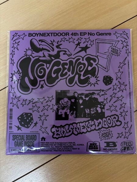 BOYNEXTDOOR 4th EP No Genre- バージョン: BOARD GAME VER