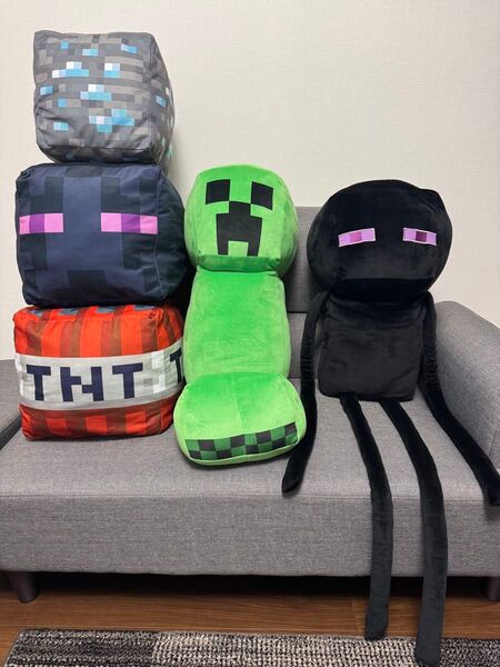 マインクラフト マイクラ エンダーマン クリーパー ぬいぐるみ Minecraft 抱き枕 ブロック クッション