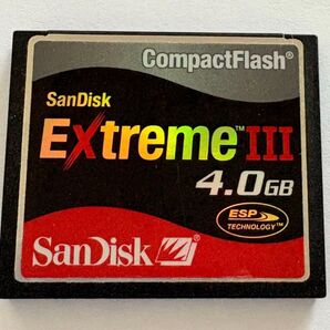 中古 SanDisk Extreme III 4.0GB コンパクトフラッシュカード