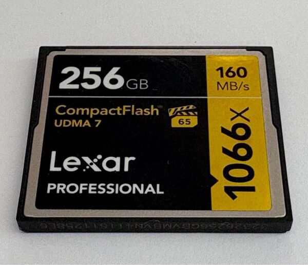 中古 複数同時購入で値引 Lexar Professional 256GB コンパクトフラッシュカード 1066x