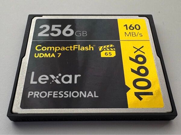 中古 複数同時購入で値引 Lexar Professional 256GB コンパクトフラッシュカード UDMA7、1枚