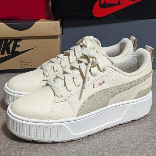 【美品】Puma プーマ カルメン CG Alpine Snow 厚底 スニーカー 396236 24.5cm