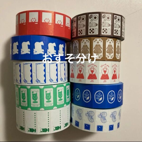ラベラーシール おすそ分け スタンプマルシェ