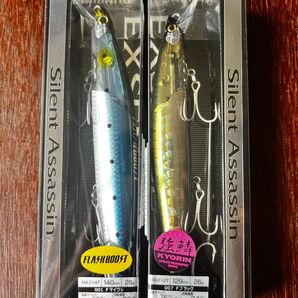 エクスセンス サイレントアサシン 140S XM-214T 001 Fマイワシ&129SFB XM-212T 007 Fブラック