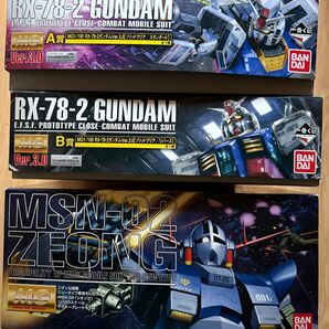 一番くじ ガンプラ MGガンダム3.0 A賞 B賞 MGジオング 未組立