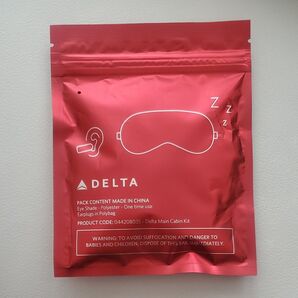 DELTA デルタ航空 アイマスク 耳栓 未使用