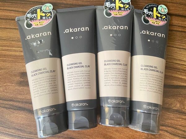 【未使用】ドットアカラン ブラックジェルクレンジング 4本