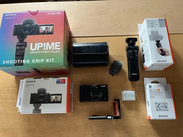SONY デジカメ VLOGCAM ZV-1G シューティンググリップキット