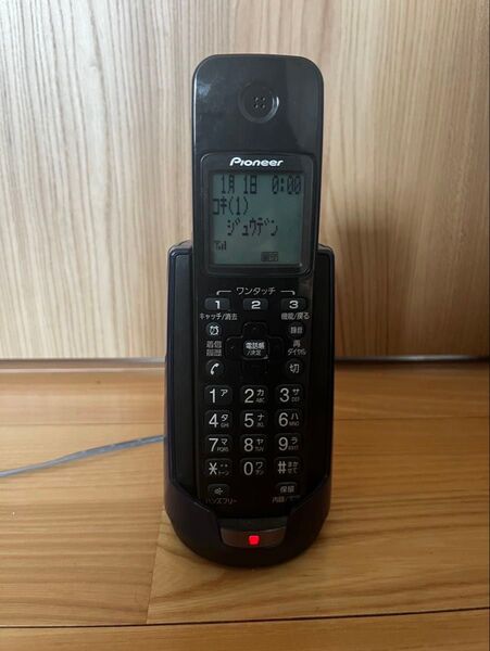 Pioneer パイオニア コードレス電話 TF-FD15S-A(紺色) 本体子機1台 基本動作確認済 保証無 ジャンク扱い