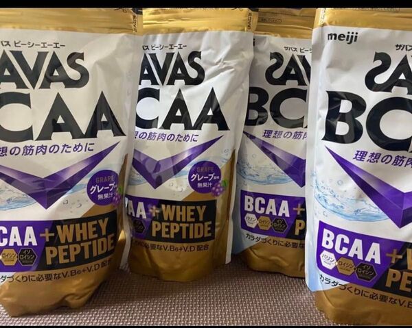 SAVAS ザバス BCAAパウダー グレープ風味 450g 4個セット