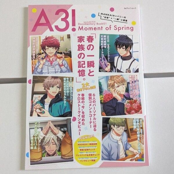 【3冊セット】A3! ドキュメンタリーブック 春組 夏組 秋組