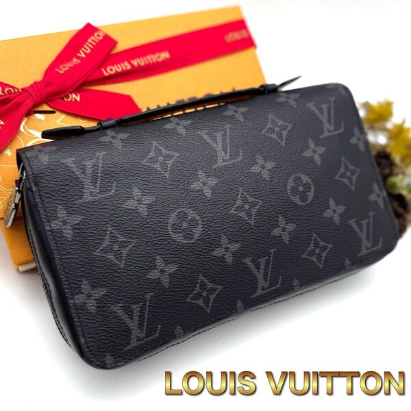 LOUIS VUITTON ルイヴィトン モノグラム エクリプス ジッピーXL トラベルケース 長財布 L24