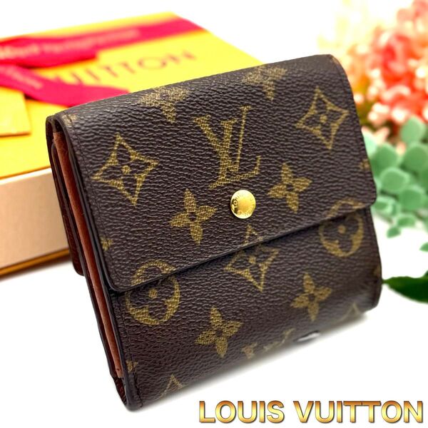 LOUIS VUITTON ルイヴィトン モノグラム ポルトモネ ビエ カルトクレディ 三つ折財布 L40