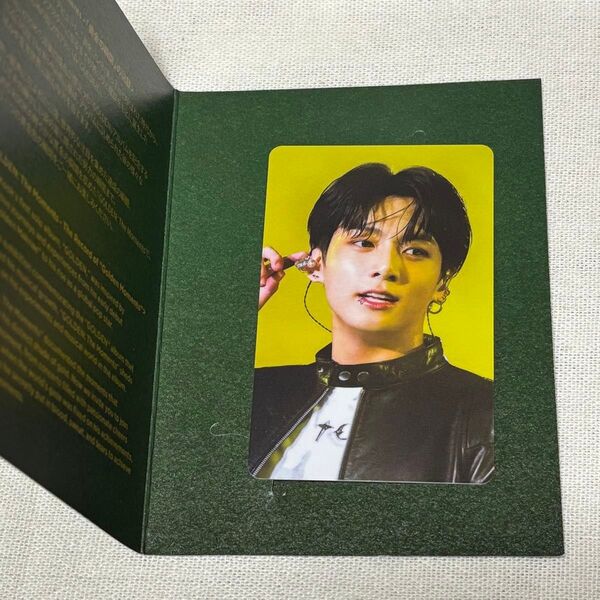 ジョングク 展示会 入場特典 トレカ golden JUNG KOOK グク