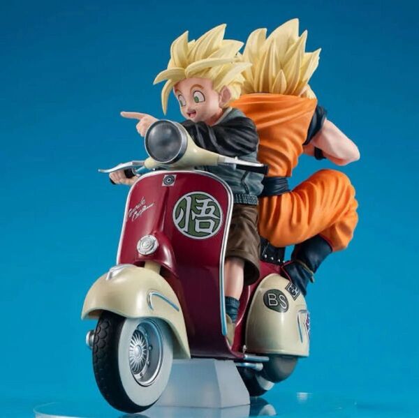 デスクトップリアルマッコイEX ドラゴンボールZ スーパーサイヤ人孫悟空&スーパーサイヤ人孫悟飯&バイク