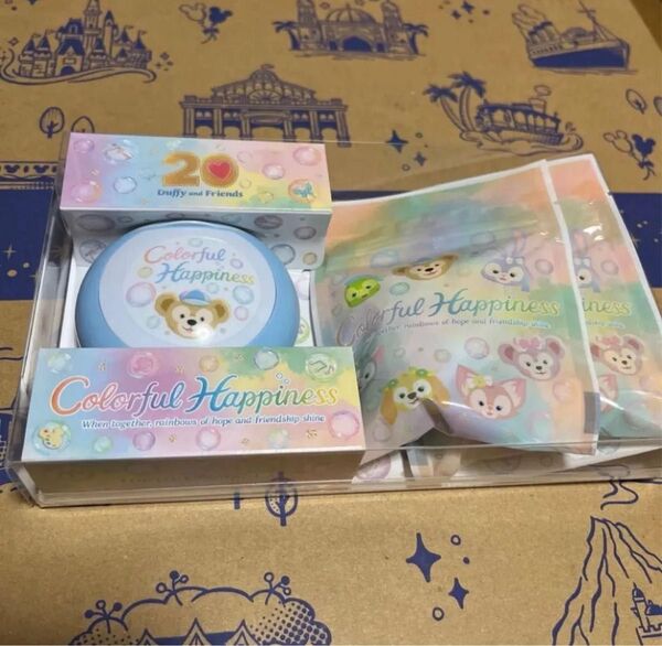 東京ディズニーシー カラフルハピネス ダッフィー&フレンズ20周年 キャンディー ケース