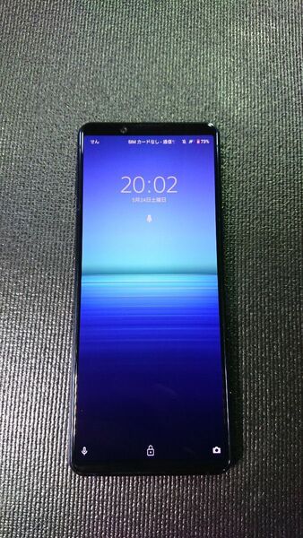 docomo Xperia 5 II SO-52A ブルー 美品 ケース付き