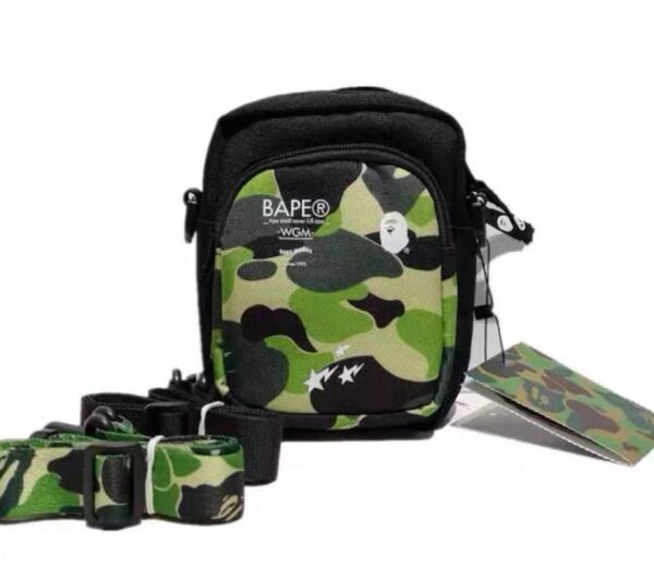新品 A BATHING APE アベイシングエイプ カモフラージュ ショルダーバッグ