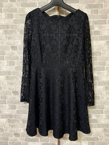 【レディース 中古】YOKO パーティードレス 二次会 結婚式 ブラック Mサイズ