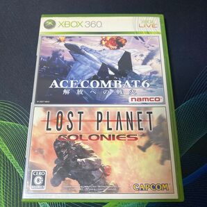 XBOX360 エースコンバット6 解放への戦火 ロストプラネット COLONIES コロニーズ エックスボックス ゲームソフト
