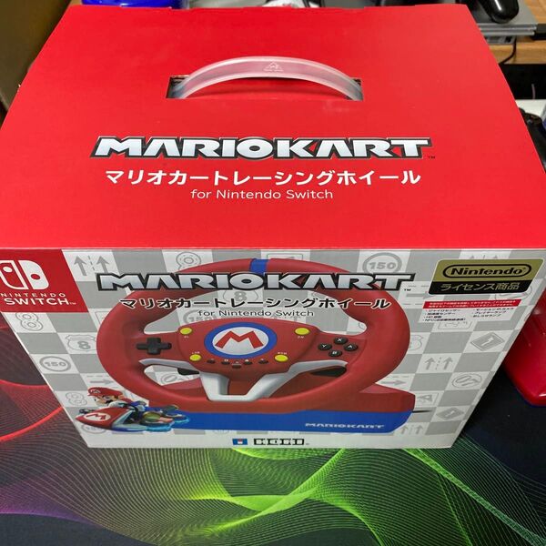 マリオカートレーシングホイール for Nintendo switch HORI ニンテンドースイッチ ハンコン NSW-204