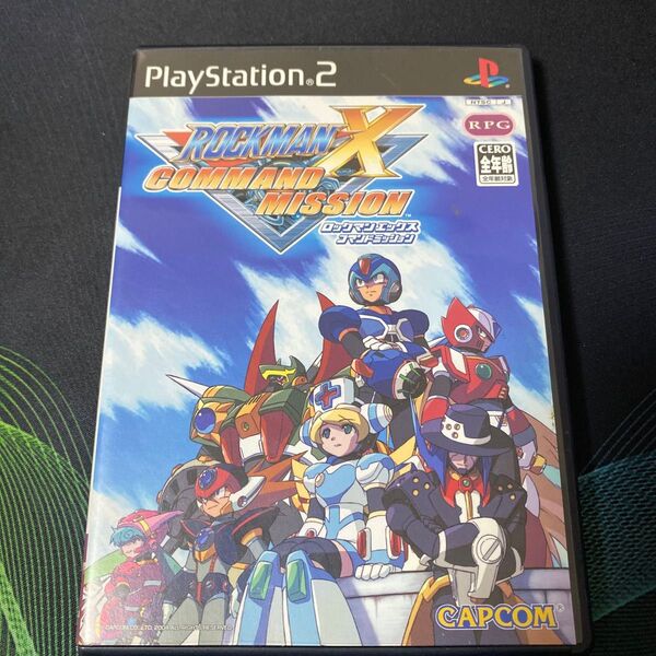PS2 ロックマンX COMMAND MISSION コマンドミッション ハガキ付き プレイステーション2 ゲームソフト
