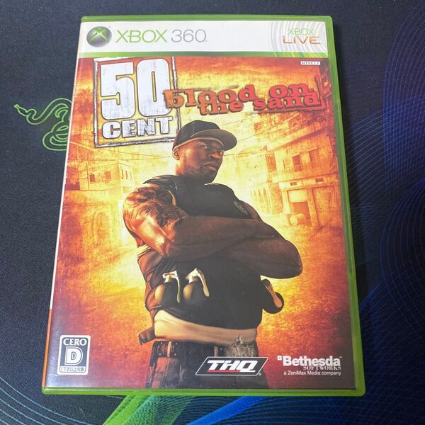 XBOX360 50CENT blood on the sand 50セント ブラッド・オン・サンド ラッパー ゲームソフト