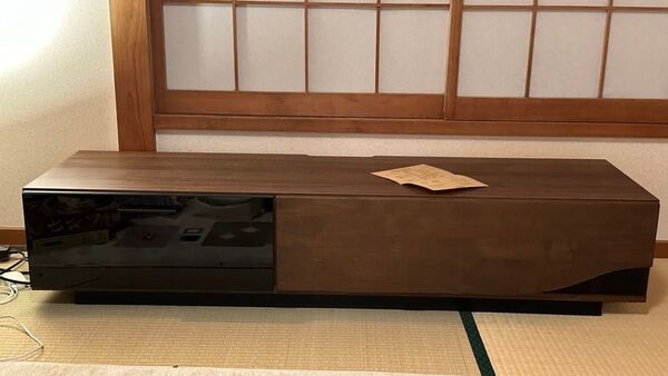 【極美品】東馬家具木製テレビ台 日本製 高級テレビボード 幅150cm大容量収納 状態良好 ローボード 家具 収納