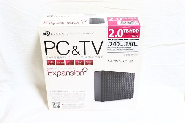 SEAGATE シーゲート Expansion Desktop 2TB SGD-NX020UBK ハードディスク パソコン TV
