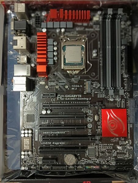 Intel Core i7 4790K+GIGABYTE GA-H97-GAMING 3 メモリ16GBセット