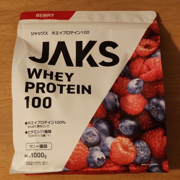 JAKS ホエイプロテイン ベリー 1000g