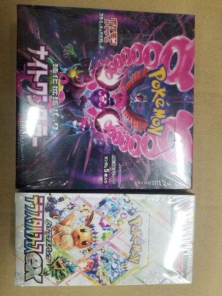 ポケモンカードゲーム ナイトワンダラー/テラスタルフェスex BOX シュリンク付き