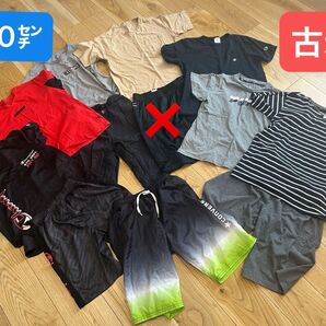 【古着】160㌢ 夏服 半袖、半ズボン(水着込み)まとめ売り【商品詳細要確認】