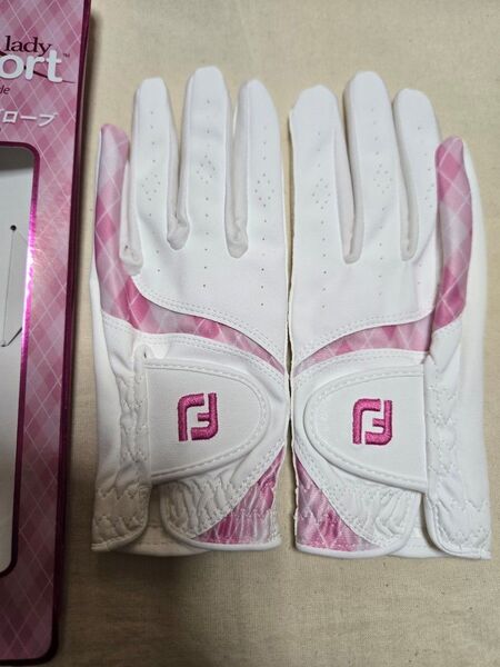 FootJoy ペア レディース グローブ 19cm 両手用 ゴルフ