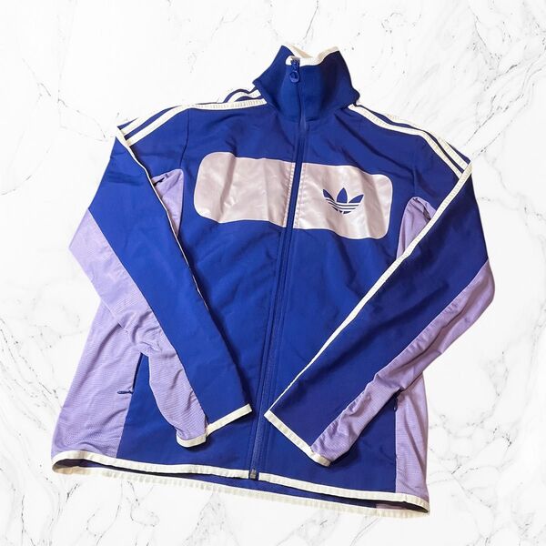 adidas アディダス トラックジャケット ジャージ 紫 Lサイズ